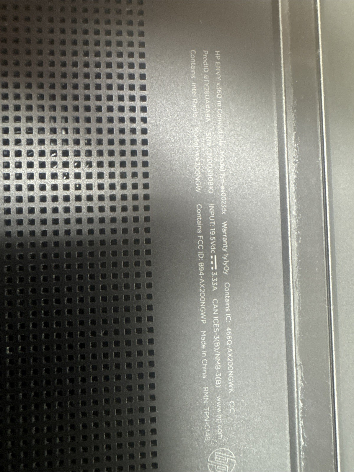 HP ENVY X360 Convertible 15m-cn0xxxCORE Screen And Hinge Are Broken!