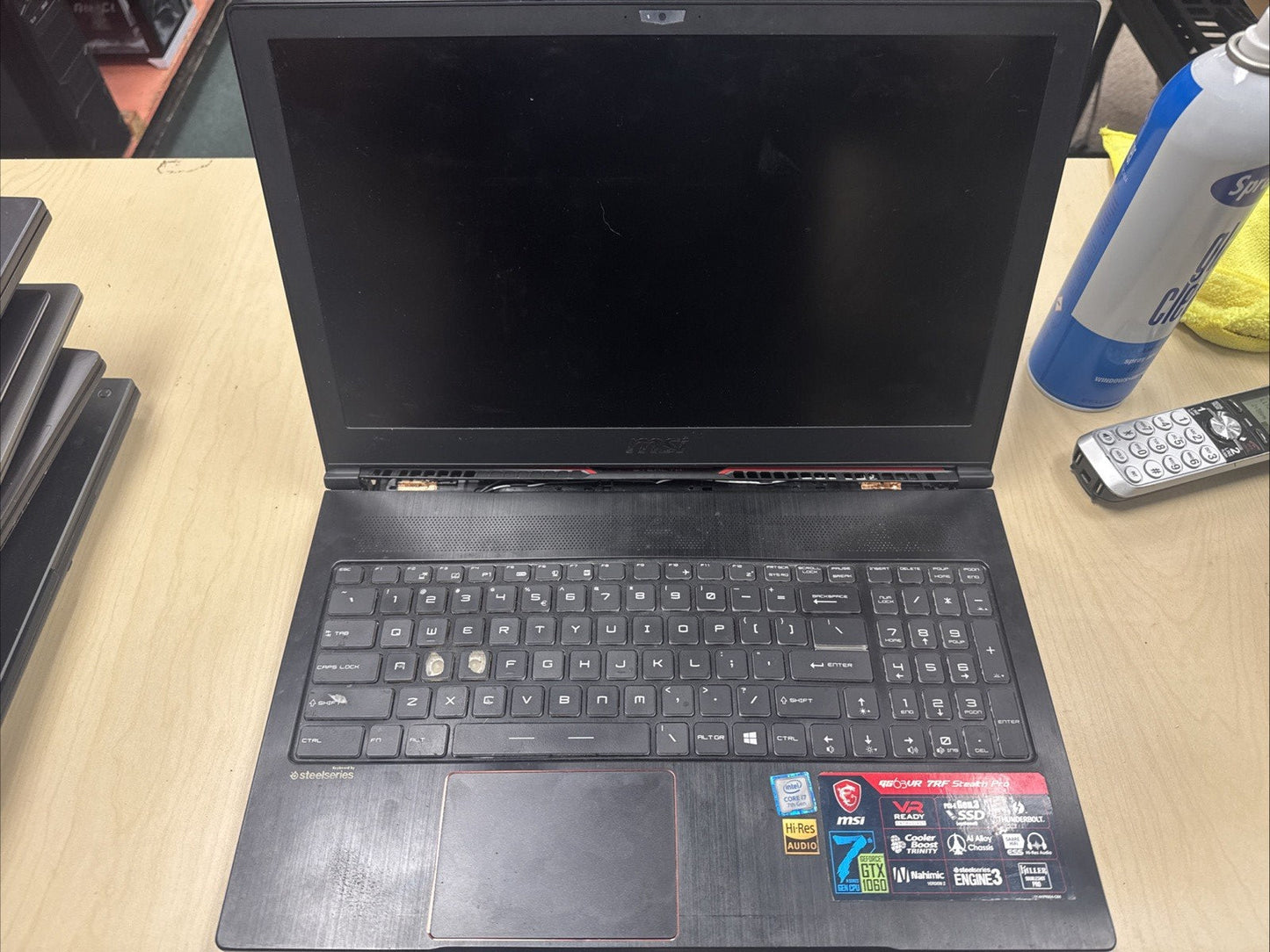 MSI Gaming Pc Stealth Pro MS-16K2 Bad Battery And KB