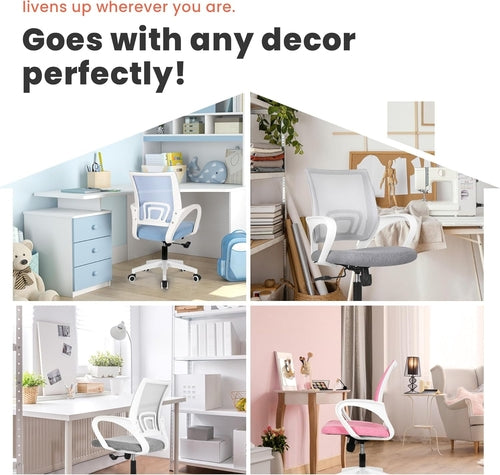 Office Chair Computer Desk Chair Gaming Ergonomic Mid Back Cushion