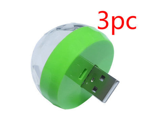 Light Stage Effect USB 5V Disco Ball DJ Party Holiday Lighting