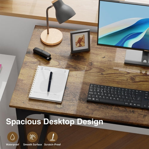 39 Inches Computer Desk, Modern Simple Style Desk for Home Office,