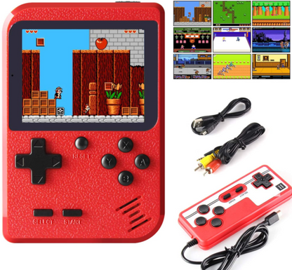 Portable Game Pad With 400 Retro Games Included + Additional Player