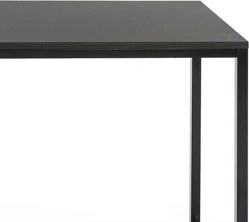 Jennifer 55 Inch Black Frame Desk, Computer Workstation, Office Desk,