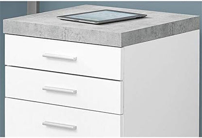 I 7051 File Cabinet, Rolling Mobile, Storage Drawers, Printer Stand,