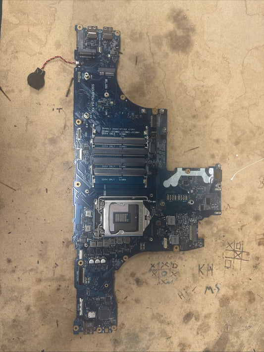 DELL AREA 51M LA-G881P Motherboard has a stripped GPU screw and 2nd DC-IN Broken