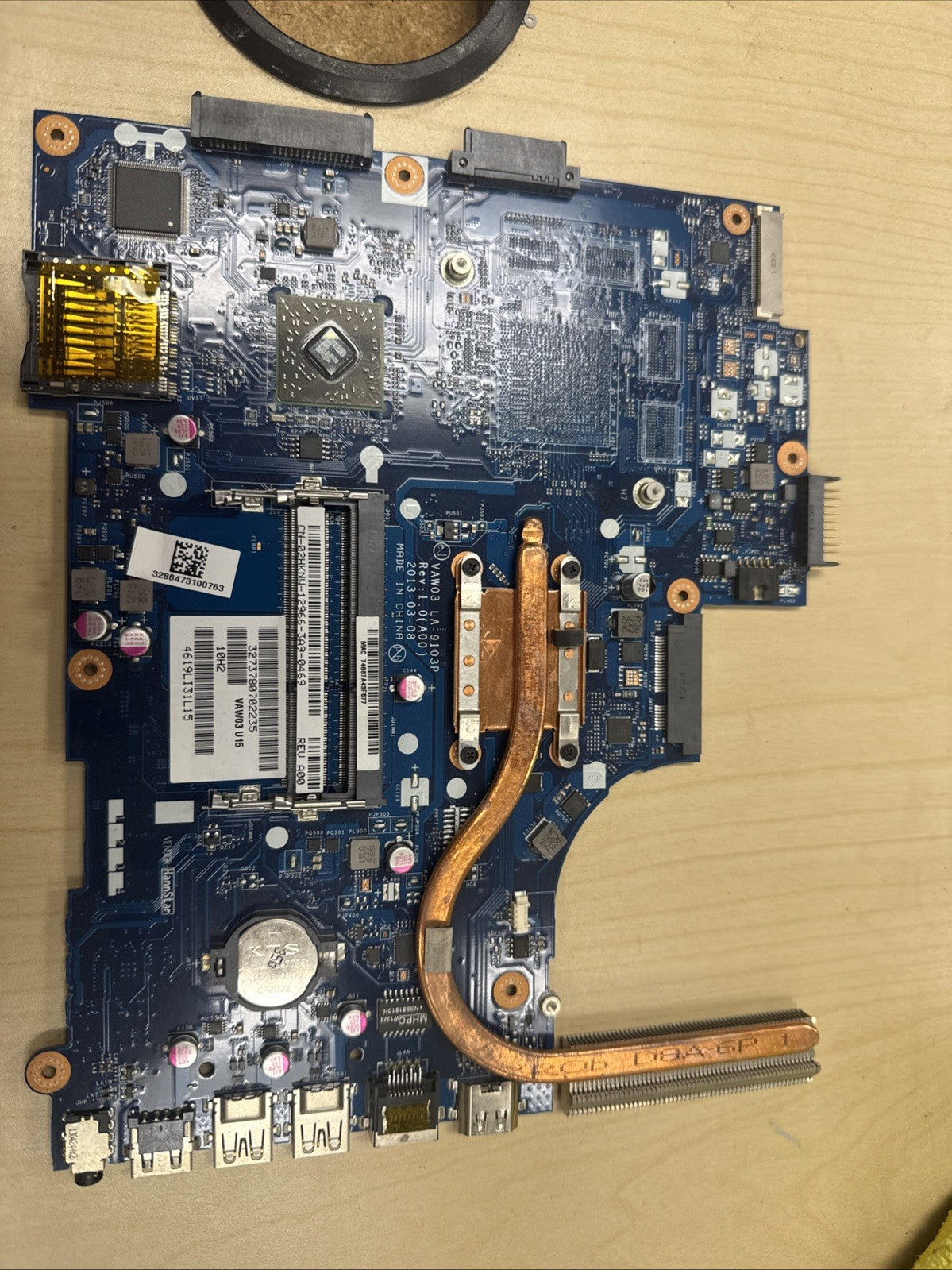 033ND0 for Dell Inspiron 5535 AMD Motherboard VAW03 LA-9103P A10-5745M CPU DDR3