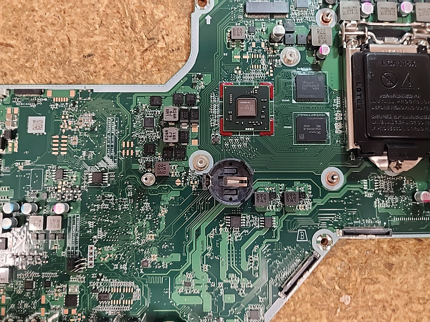 HP LGA 1151/Socket H4, Intel Motherboard (922841601)