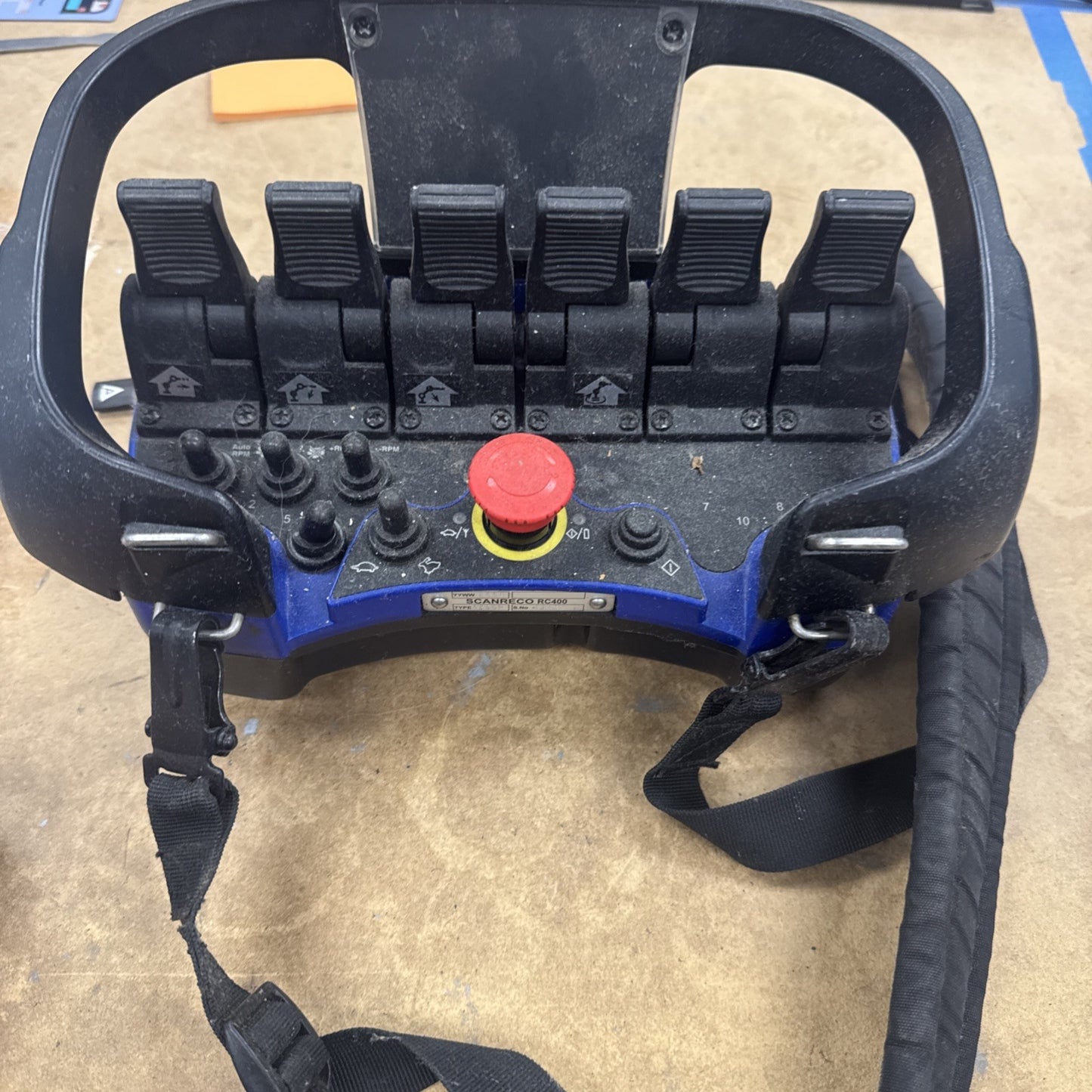 Faber-Com Scanreco 48629 RC400 3-Joystick Radio Remote Transmitter FOR PARTS