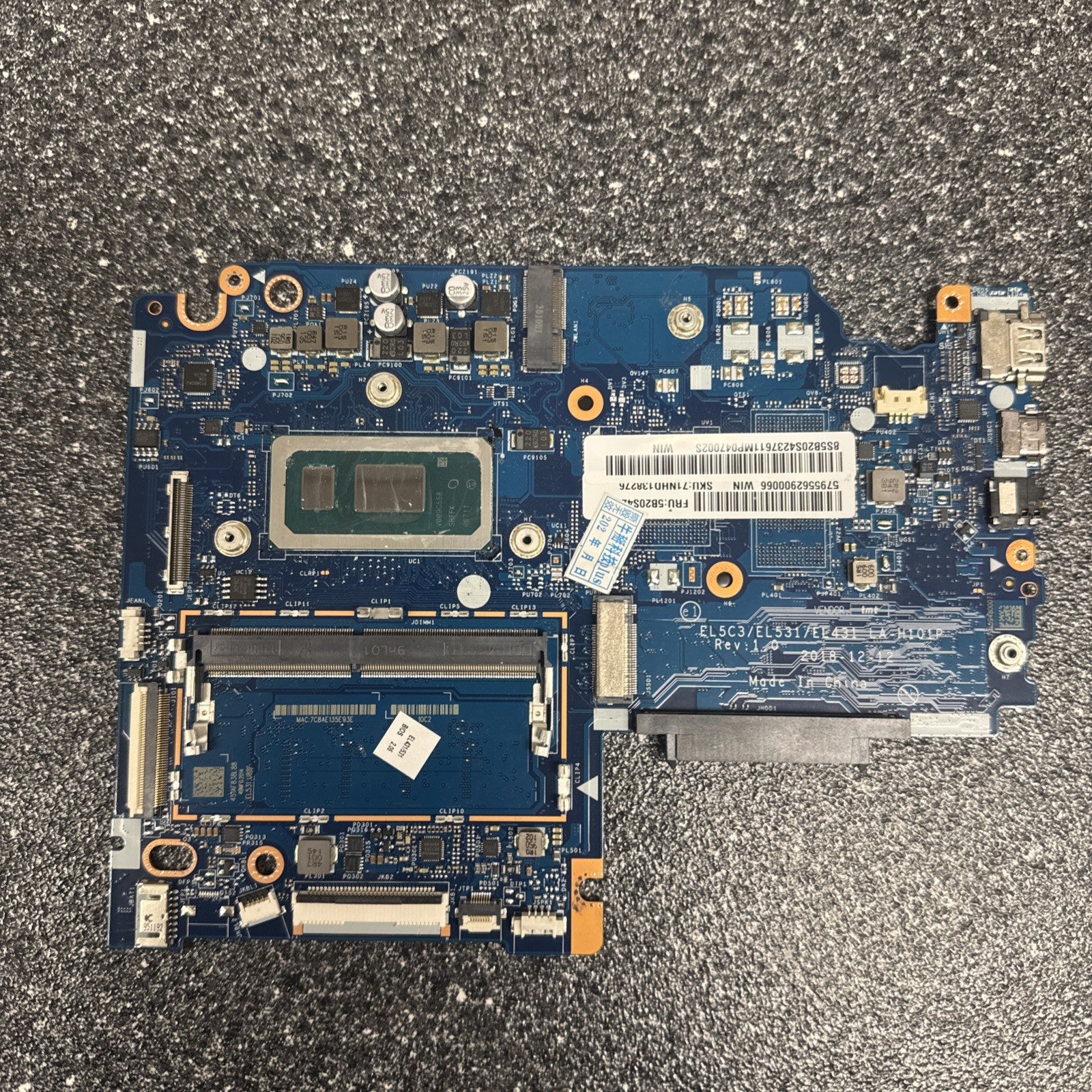 LA-H101P For Lenovo S340-15IWL Motherboard