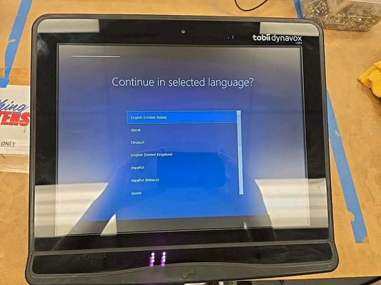 Preowned Tobii Dynavox i-15+ Eye Gaze Touchscreen Communicator 5 Speech Device B