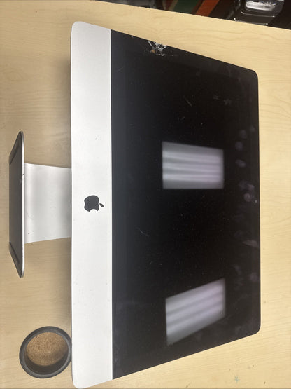 Apple A1418 iMac 21.5" Retina 4K 2017 Intel i5-7500 CRACKED SCREEN!