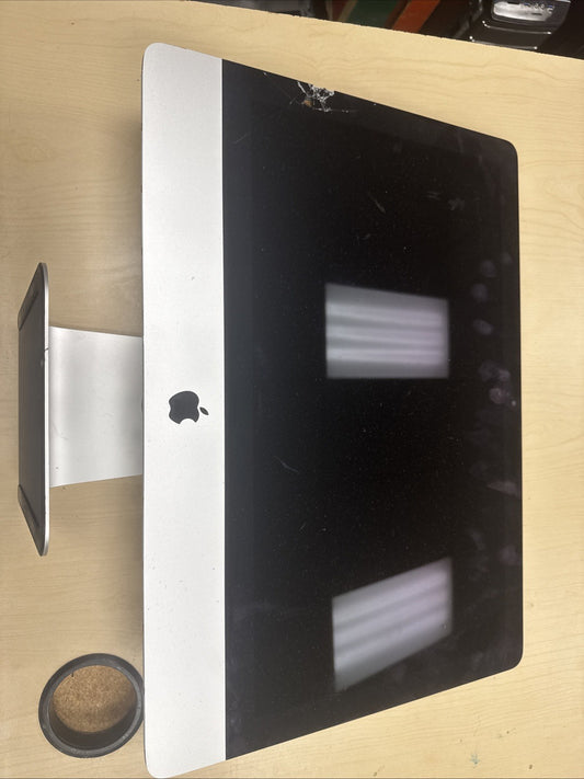 Apple A1418 iMac 21.5" Retina 4K 2017 Intel i5-7500 CRACKED SCREEN!
