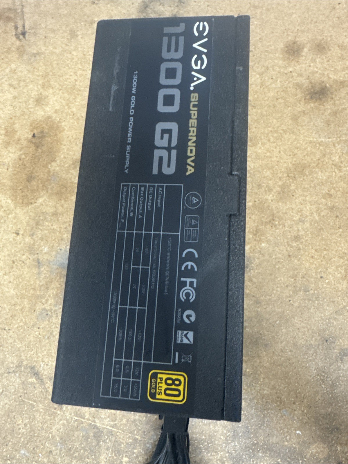 EVGA Supernova 1300 G2 120-G2-1300-XR 80 Plus Gold 1300W MISSING SOME CABLES!!!!