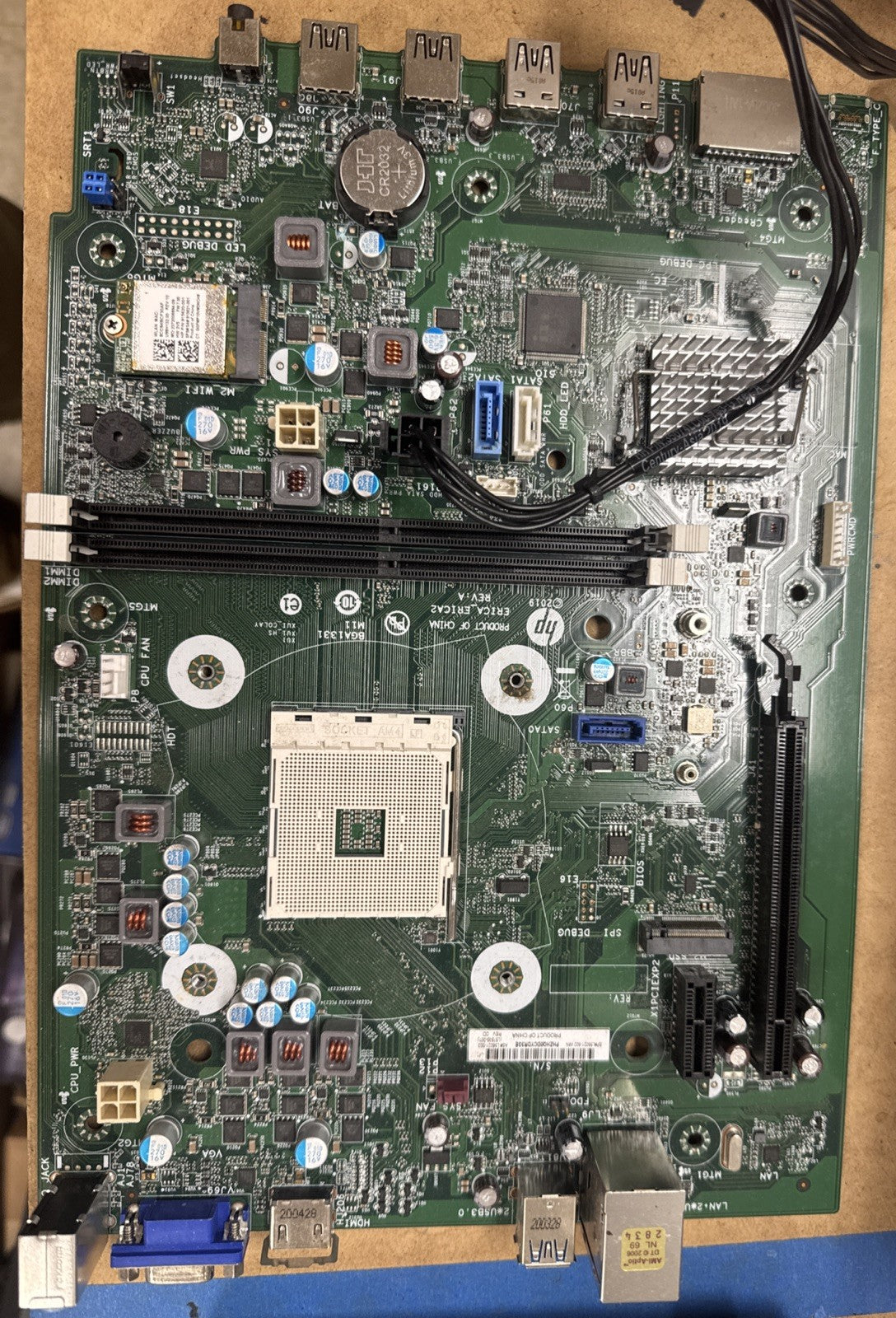 HP Pavilion M01-F Erica2 Motherboard AM4 mATX L56021-602 L56021-002
