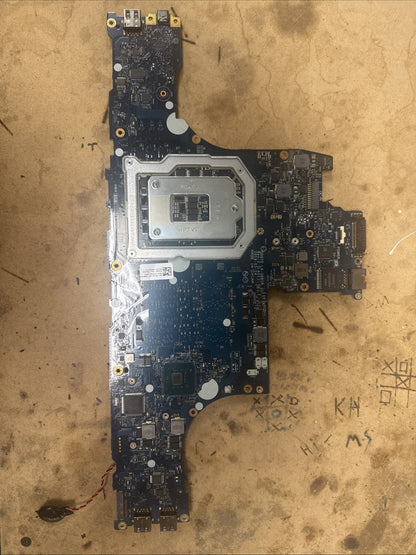 DELL AREA 51M LA-G881P Motherboard has a stripped GPU screw and 2nd DC-IN Broken