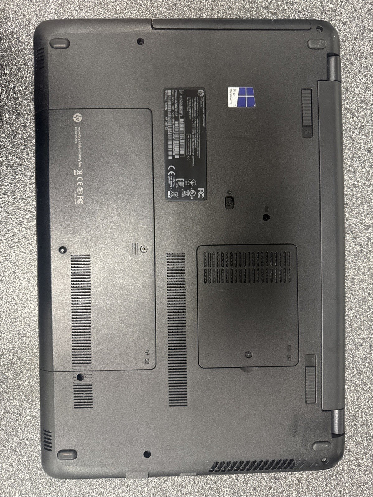 HP Laptop HP 355 G2 HSTNN-I24C BATTERY NOT TESTED AND SCRATCHES ON SCREEN FRAME!