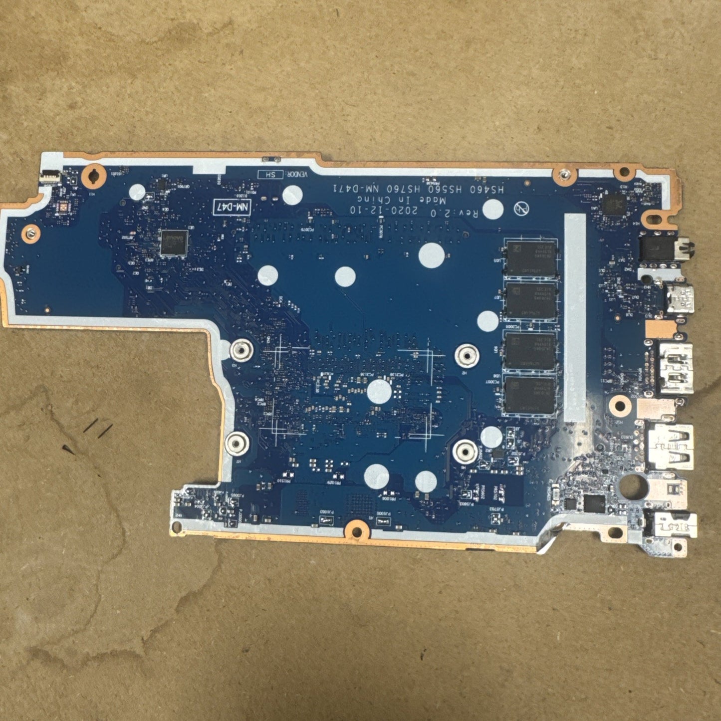 HS760 NM-D471 For Lenovo Ideapad NO BACKLIGHT!