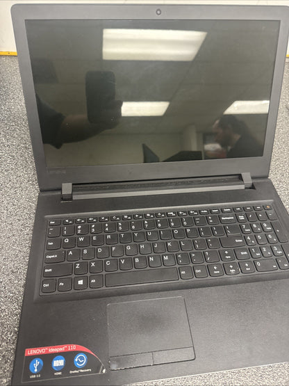 Lenovo IdeaPad 110‑15ISK –15.6" –Black–80UD BATTERY NOT TESTED AND SCRATCHES!!!!
