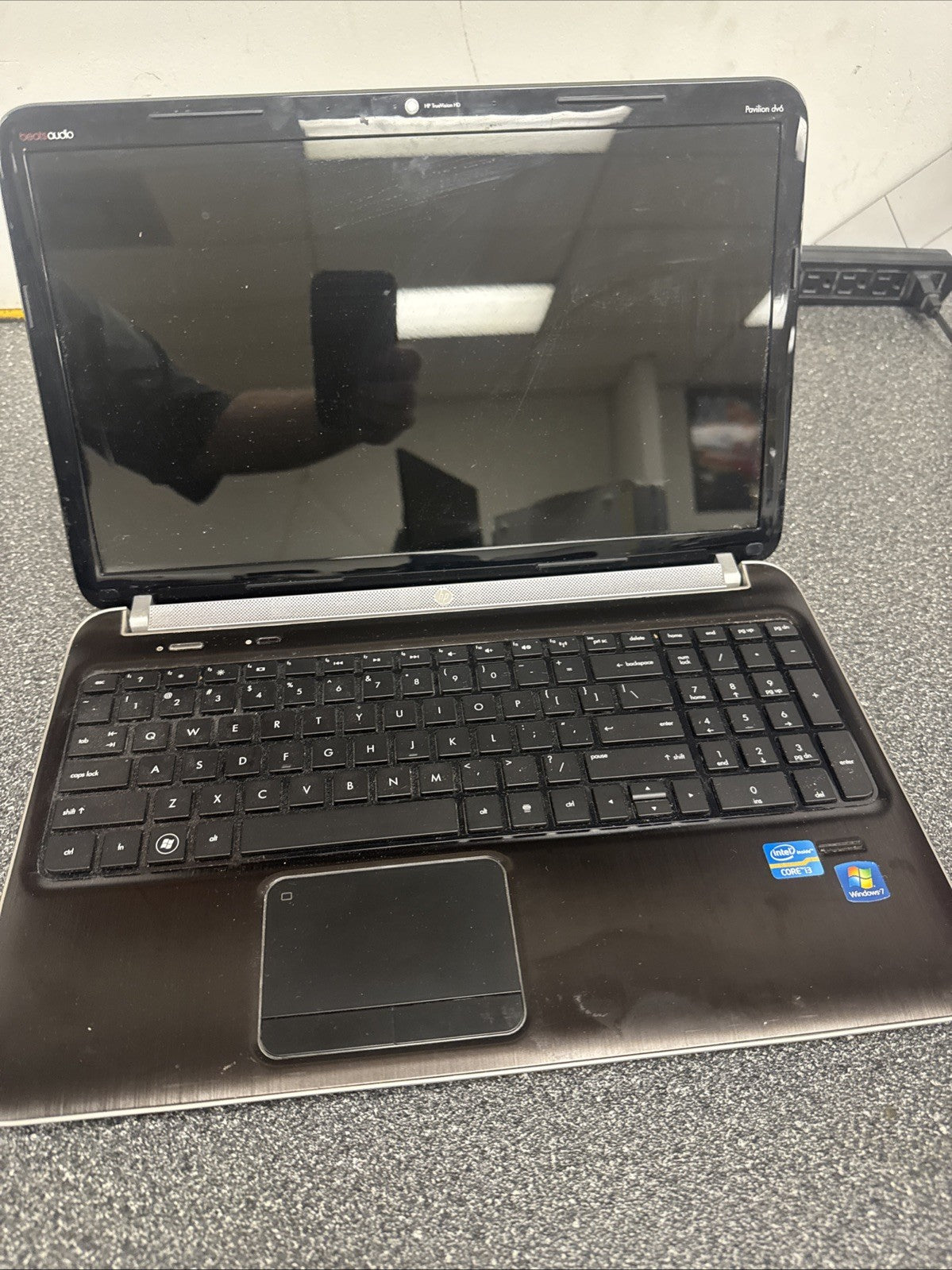 HP Pavilion dv6-6c54nr 15" Laptop BATTERY UNTESTED!