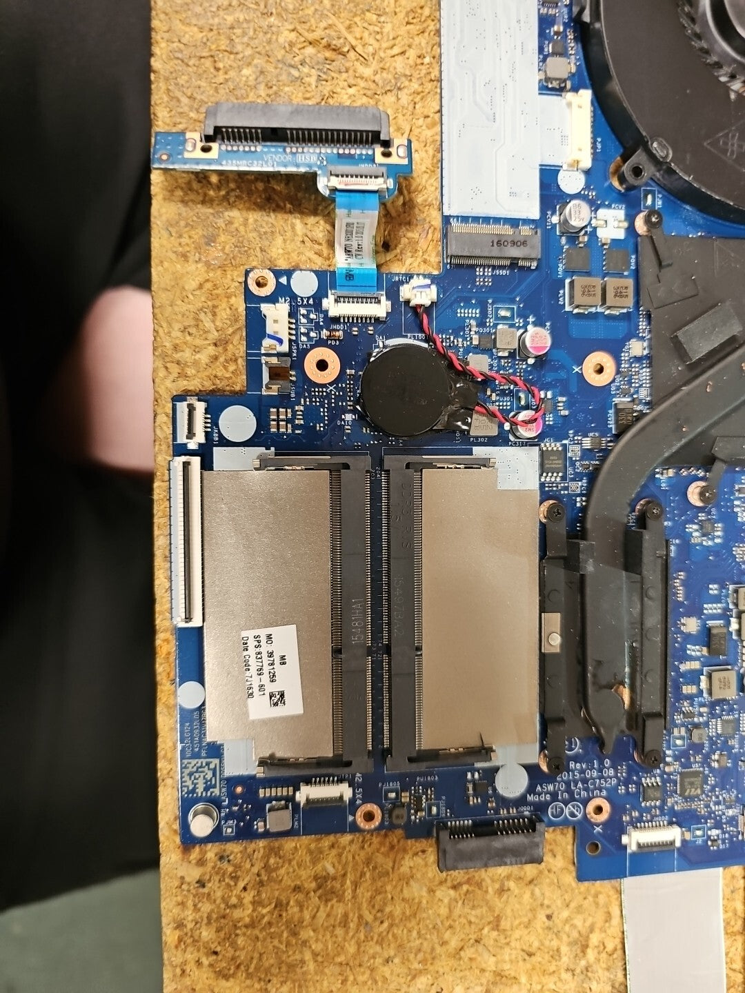 HP M7-N109DX 17.3" Laptop Intel i7-6500U Motherboard LA-C752P 837769-601