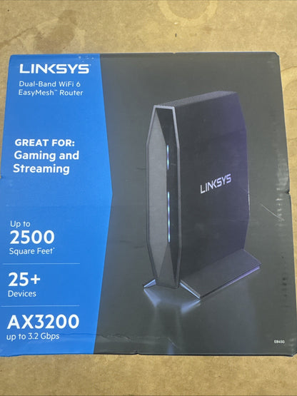 Linksys E8450 AX3200 Dual-Ban Wi-Fi 6 Router Open Box