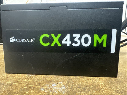 Corsair CX430M 430W 75-002016 Desktop Power Supply MISSING CABLES!!!!