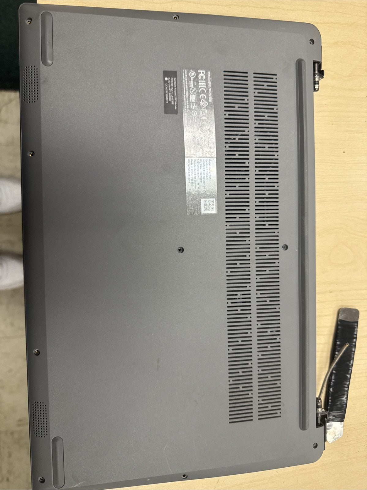 5B21D69263 LA-L501P Lenovo IdeaPad 1 15ADA7 Bottom. HAS A MISSING KEY