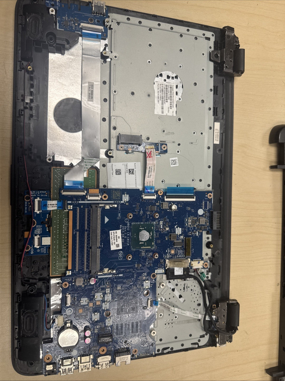 For HP 15-AC N3150 CPU 828177-501 828177-001 ABQ52 LA-C811P laptop motherboard