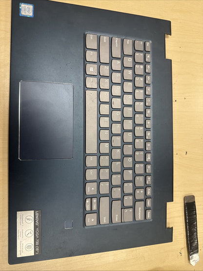 New Lenovo Yoga 730-15 730-15IKB 730-15IWL Palmrest Keyboard Backlit Blue A+ US