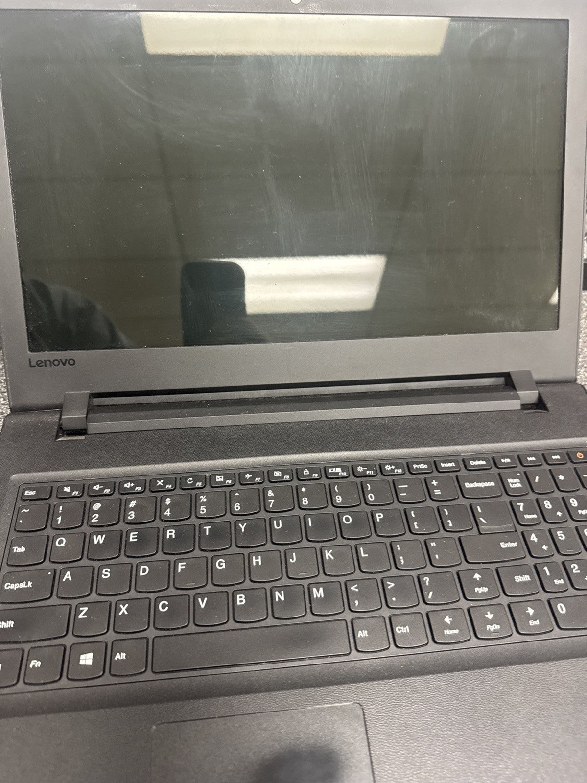 LENOVO IdeaPad 110-15ISK 80UD 15.5 laptop BATTERY NOT TEST AND HAS SCRATCHED!!!!