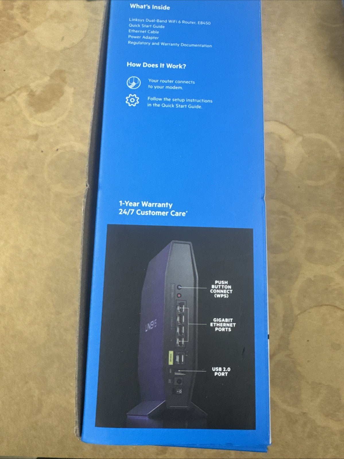 Linksys E8450 AX3200 Dual-Ban Wi-Fi 6 Router Open Box