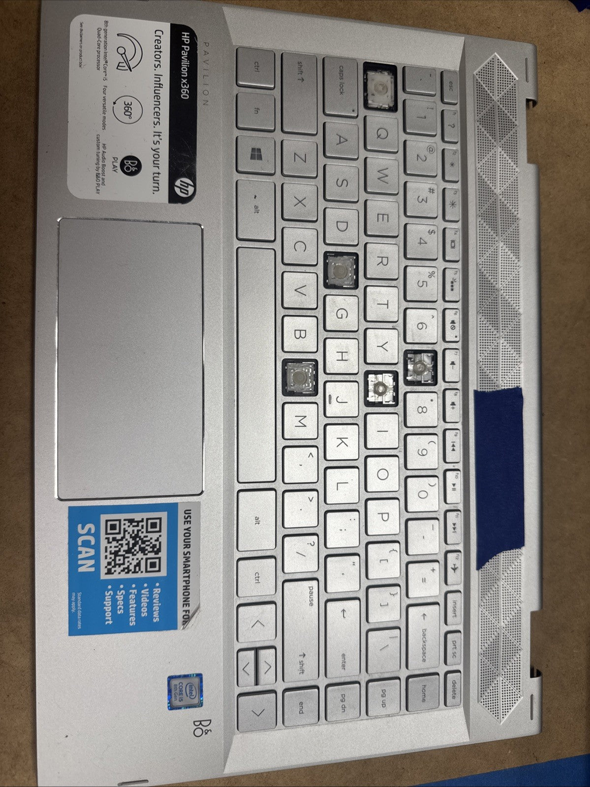 HP ENVY 15-as020nr/Missing Keys