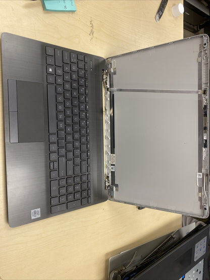 HP 15-dw Palmrest w/Touchpad Keyboard Broken Frame W/ Bad Motherboard