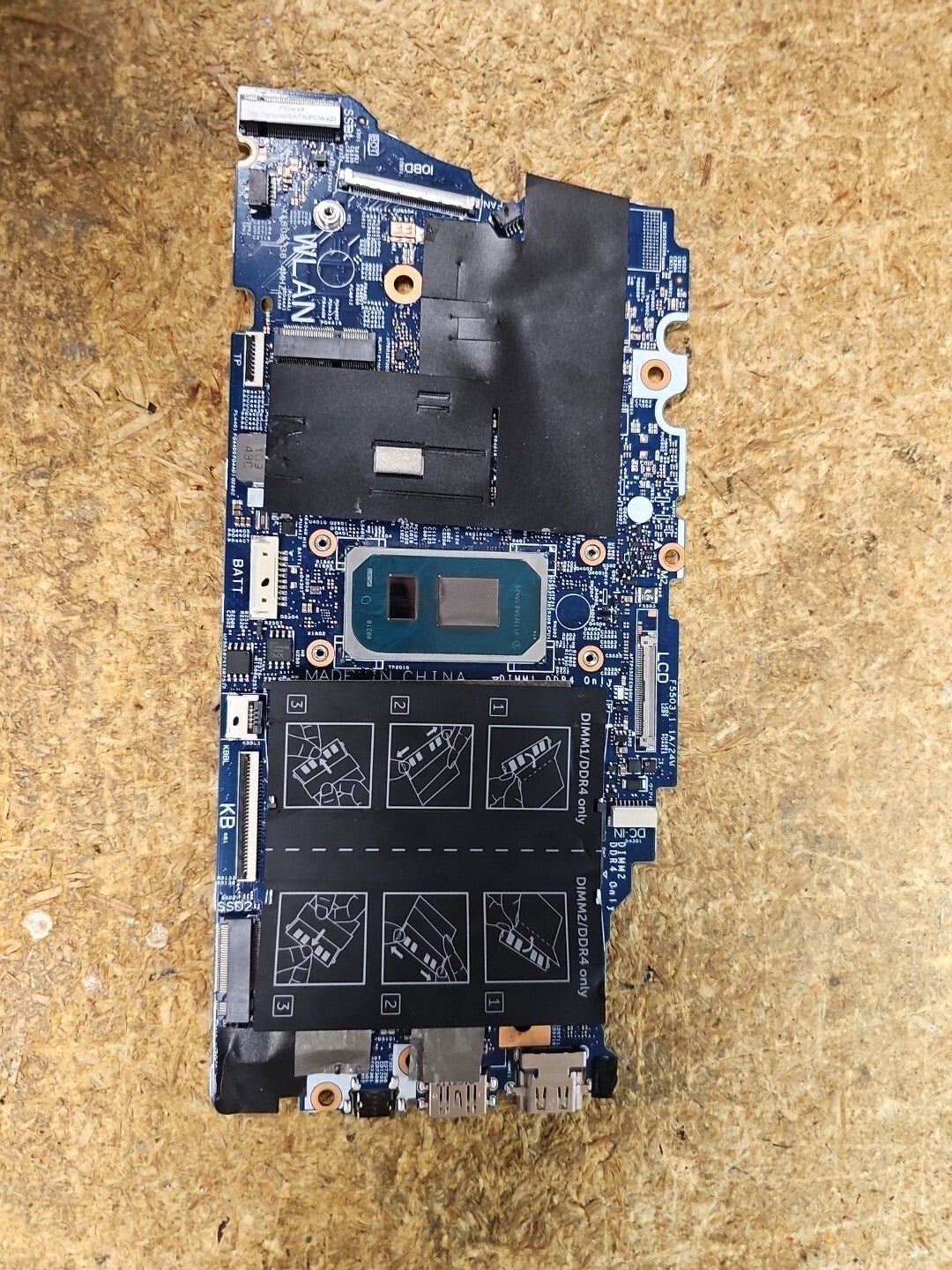  Dell Inspiron 5502  P102F002 Motherboard Intel Core i7-1165G7 CN0W3XW5WSC0