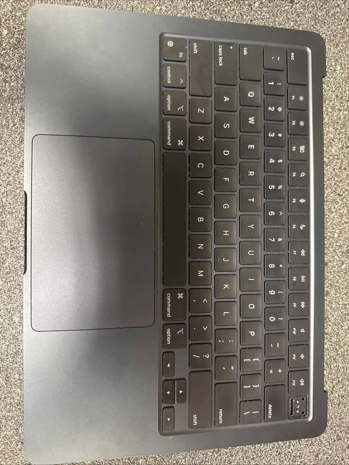 Macbook Air A2681 13" 2022 MLY33LL/A Top Case Palmrest w/Battery Midnight