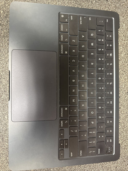 Macbook Air A2681 13" 2022 MLY33LL/A Top Case Palmrest w/Battery Midnight