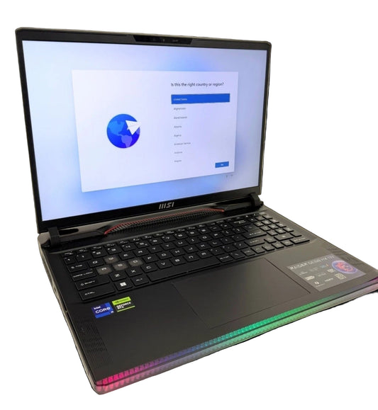 MSI Raider GE68 HX 16 Black QHD+ 2.1 GHz i7-13700HX 16GB 1TB/512GB SSD RTX 4060