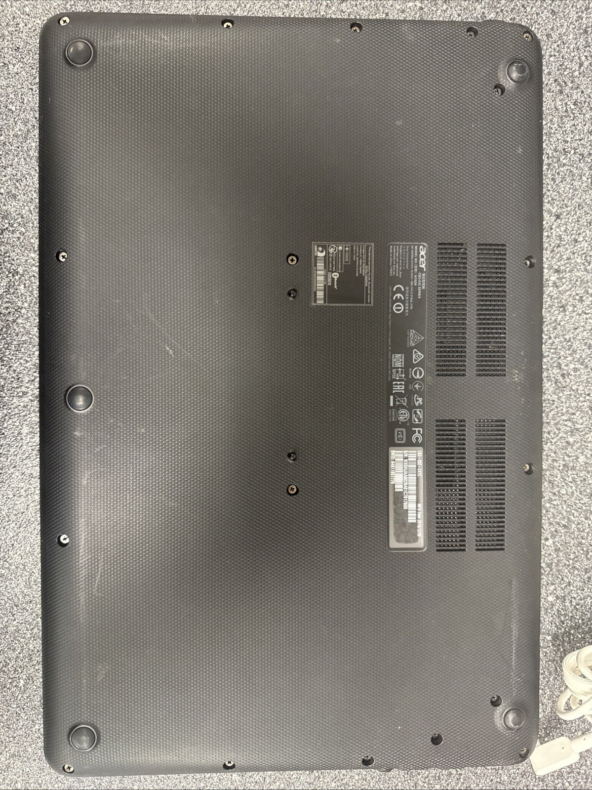 Acer Chromebook 15 CB3-532 16GB USED/WORKS BATTERY UNTESTED HAS SCRATCHES!!!!!!!