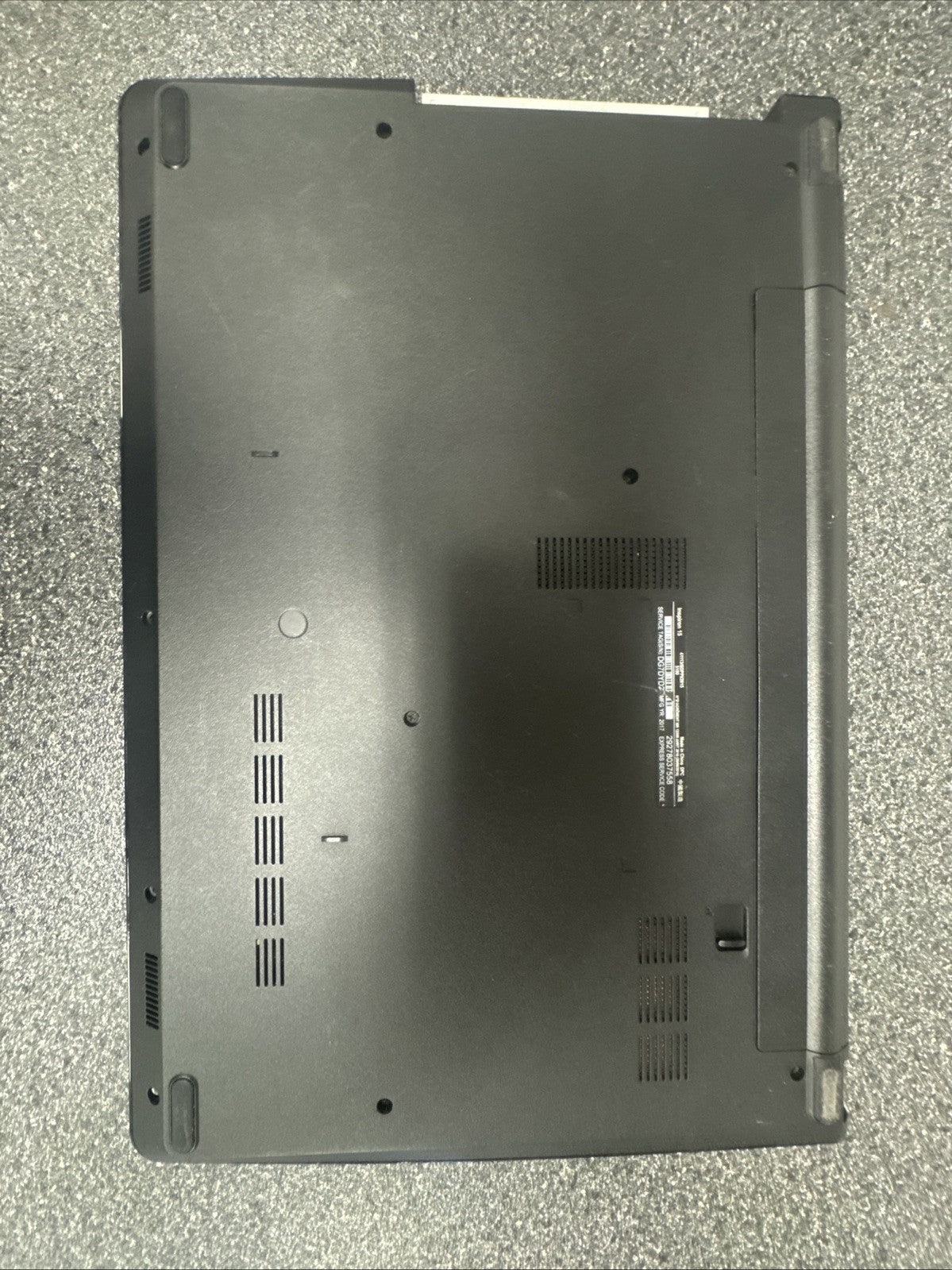 Dell Inspiron 15 P47F BATTERY UNTESTED AND NEEDS HD RIBBON AND CD TRAY TOP!!!!!!