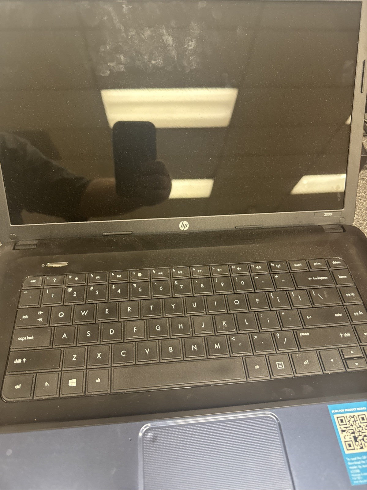 Hp 2000 Laptop TPN l108 14 BATTERY NOT TESTED!