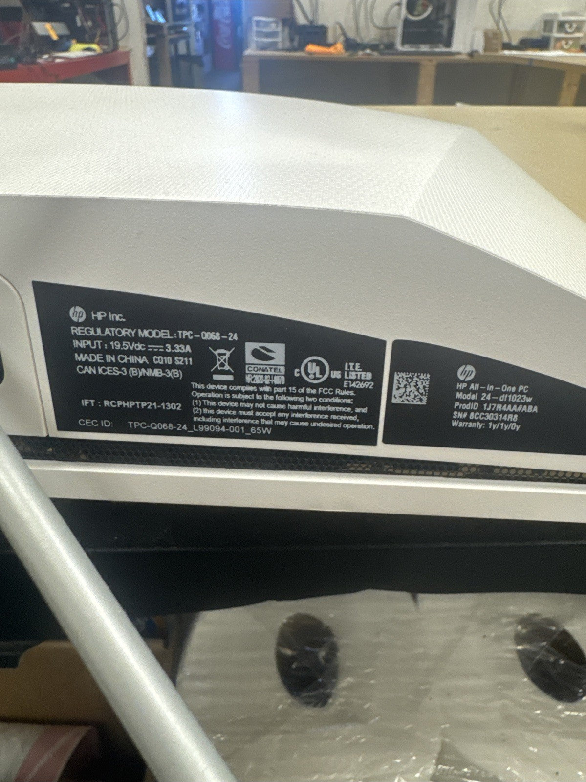 HP 24-DF1023W All-in-One PC 23.8" FHD  Multiple Problems!