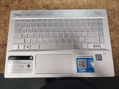 Genuine HP Pavilion 14-CE Palmrest US Keyboard L19191-001