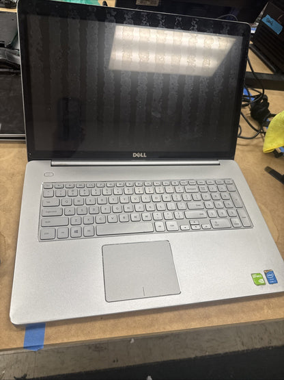 Dell Inspiron P24E001 Does Not Work/for Parts! Had Sticker Residue On Top Lid.