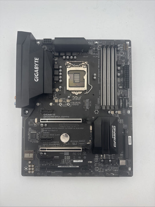Gigabyte GA-Z270X-Ultra Gaming Motherboard BENT PINS AND MORE, DOESNT BOOT!!!