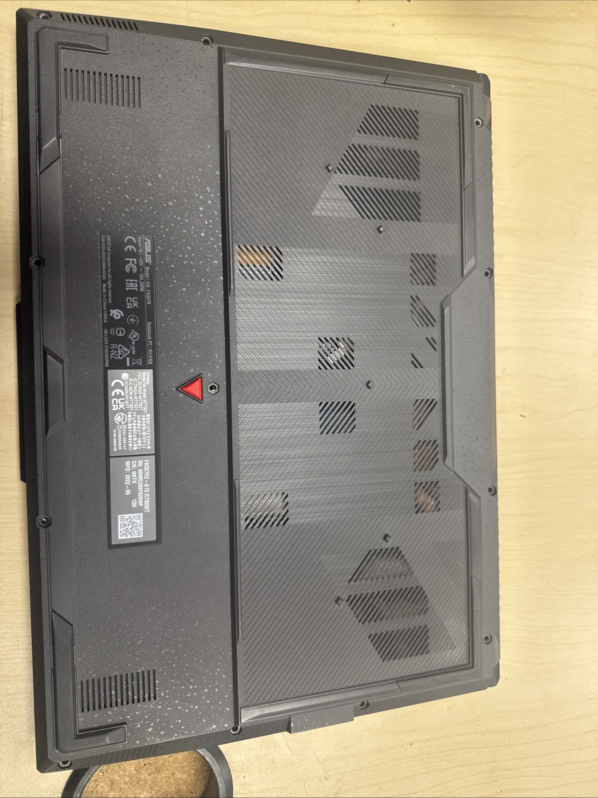 For ASUS TUF FA507R HAS A BAD MOTHERBOARD!