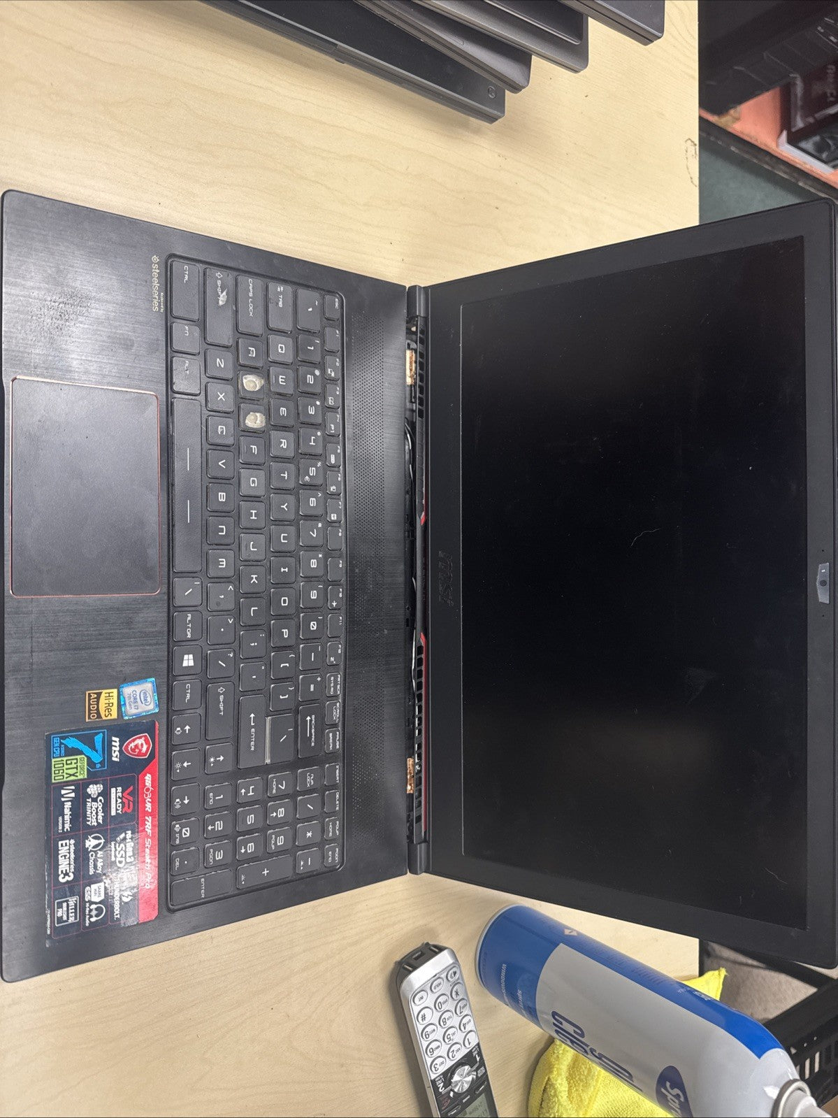 MSI Gaming Pc Stealth Pro MS-16K2 Bad Battery And KB