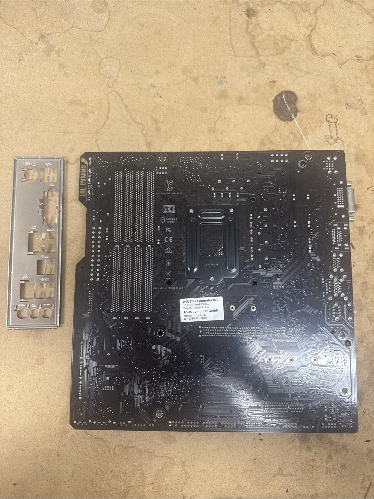 ASUS TUF B365M-PLUS GAMING MOTHERBOARD FOR PARTS DOESN’T BOOT