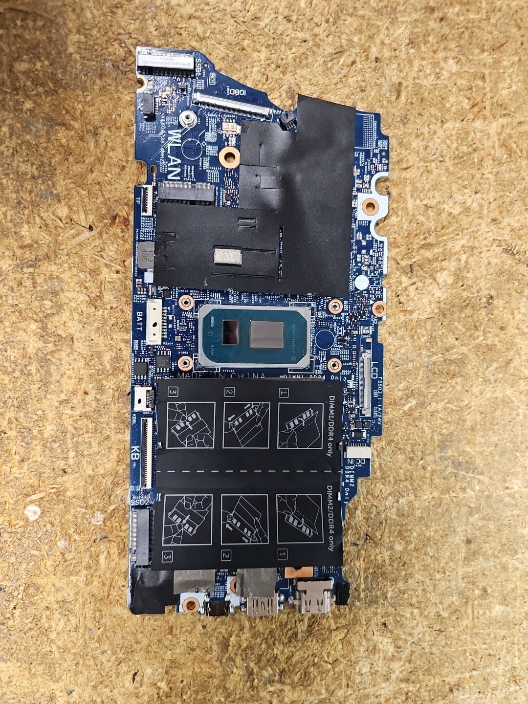  Dell Inspiron 5502  P102F002 Motherboard Intel Core i7-1165G7 CN0W3XW5WSC0