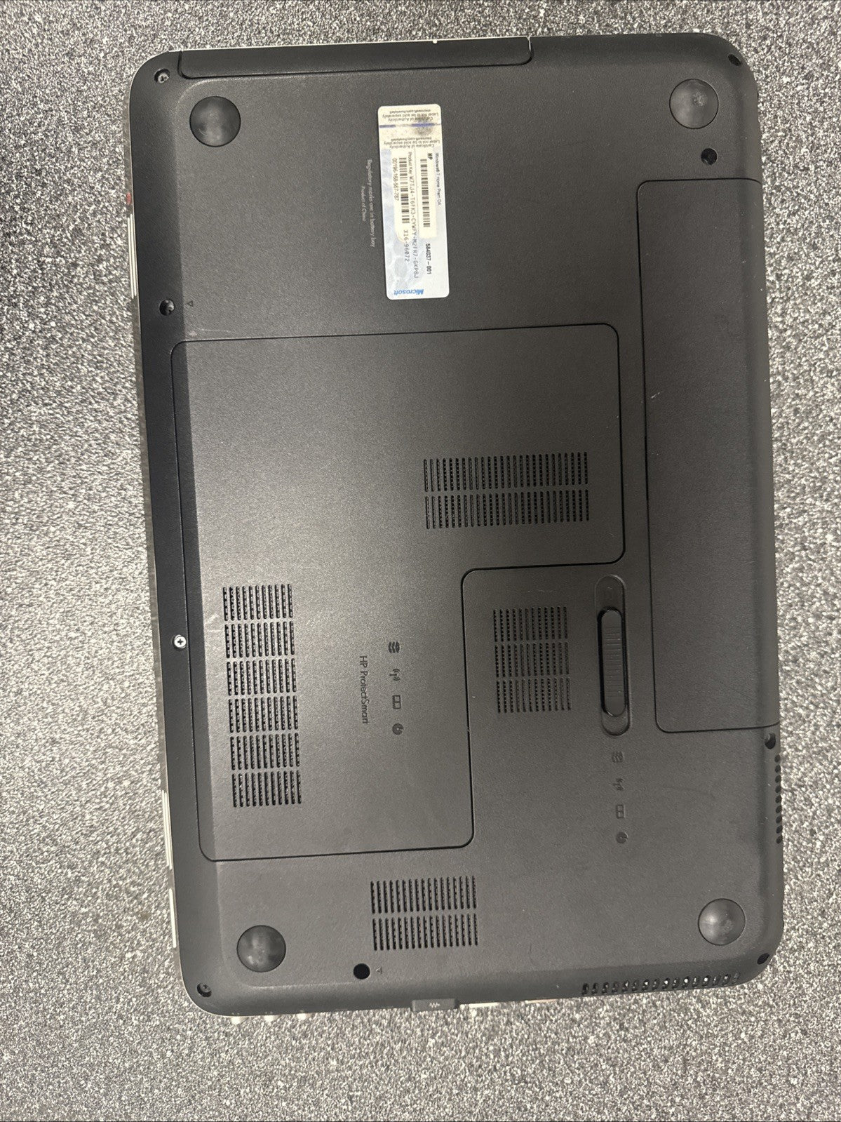 HP Pavilion dv6-6c54nr 15" Laptop BATTERY UNTESTED!