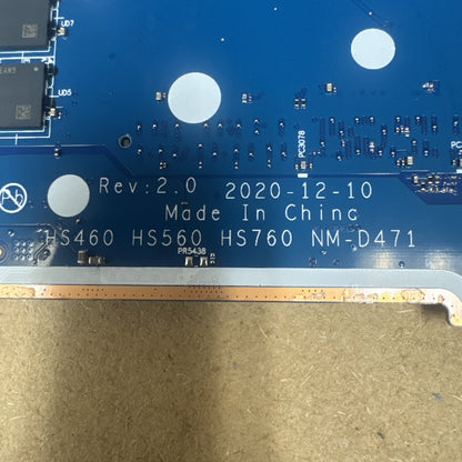 HS760 NM-D471 For Lenovo Ideapad NO BACKLIGHT!